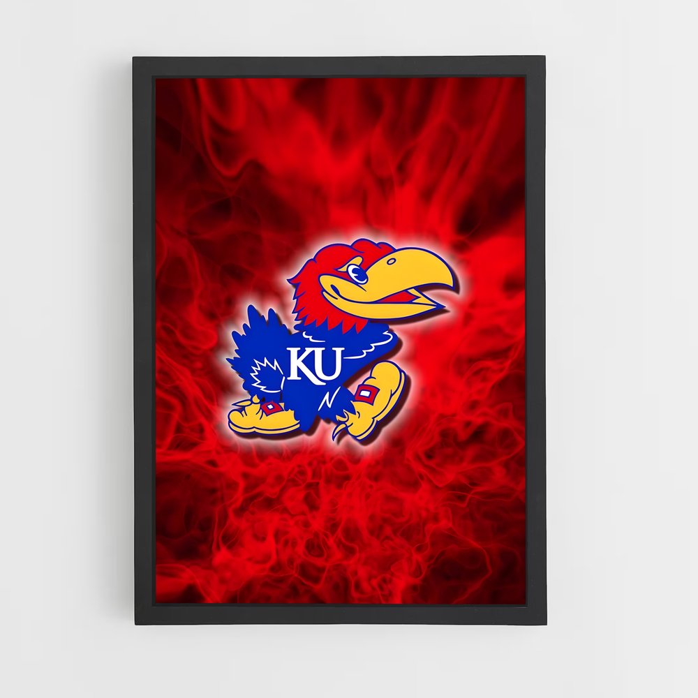 Poster Rock Chalk Jayhawk – affiche Basketball (vue 2)